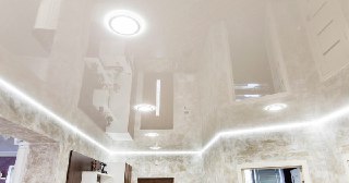 ПВХ потолок в ноябре