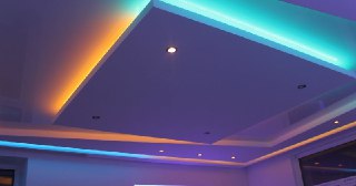 Натяжной потолок с подсветкой Изобильный, цена от 2119 руб.